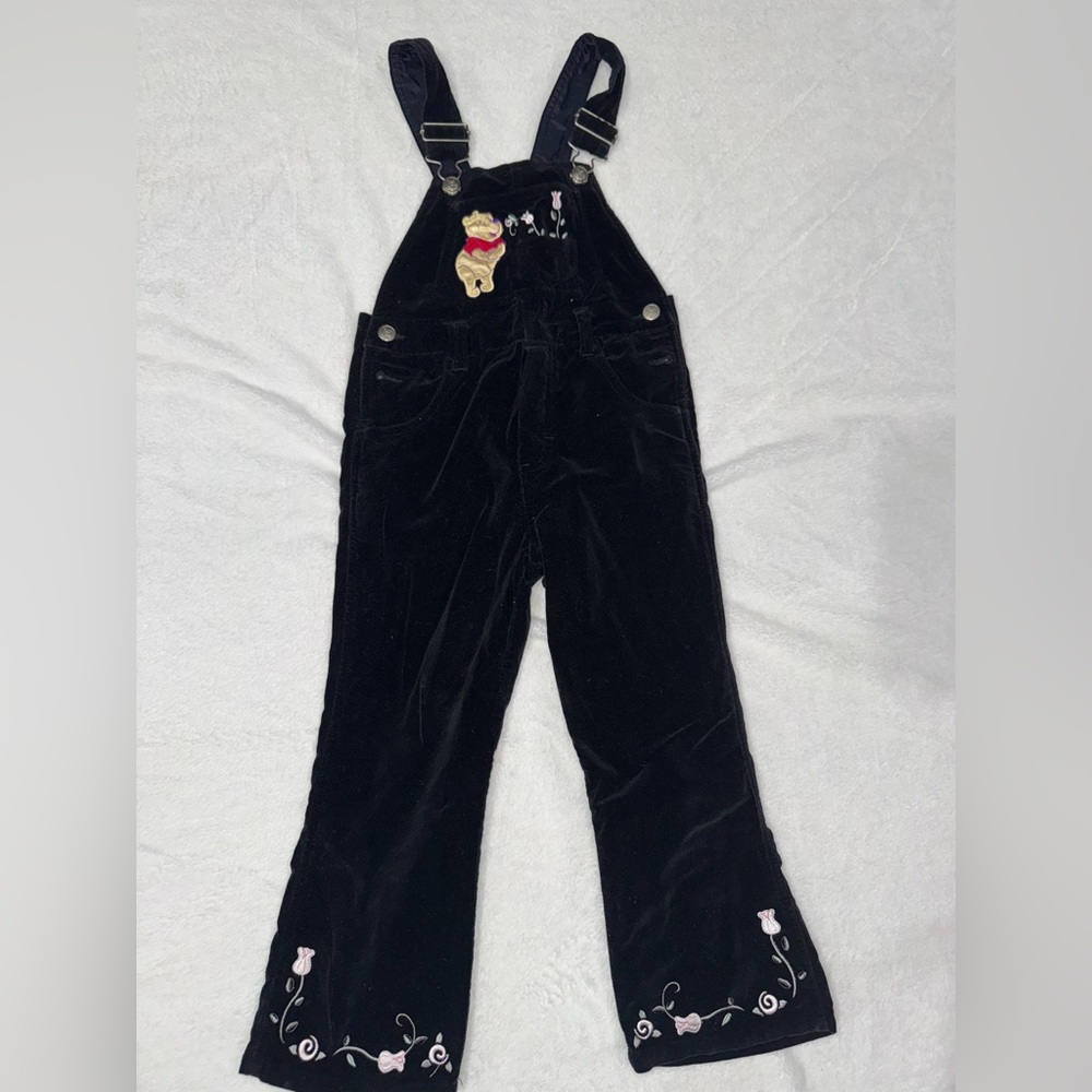 Vintage girls Winnie the Pooh overalls